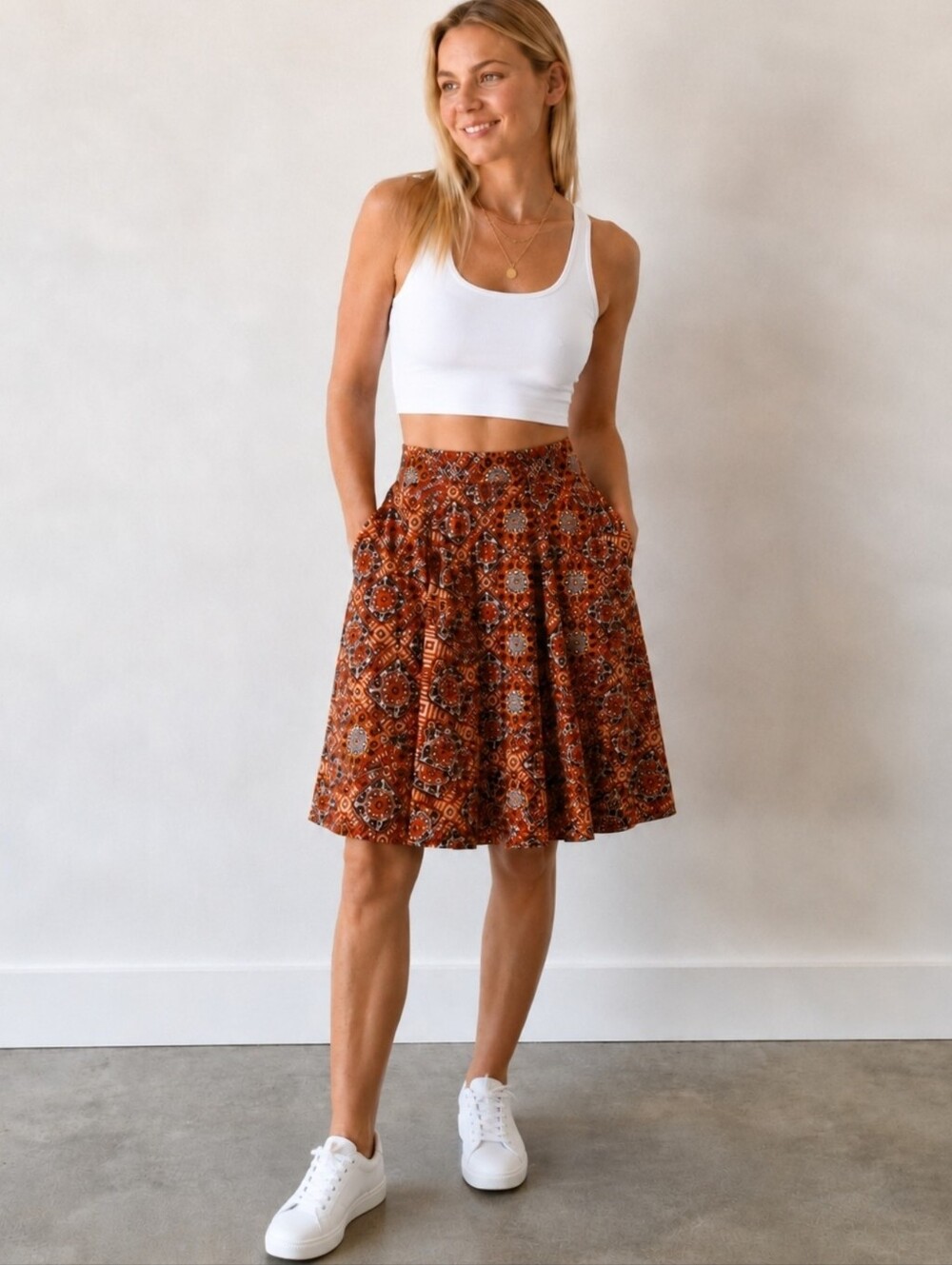 African Print  Skirt